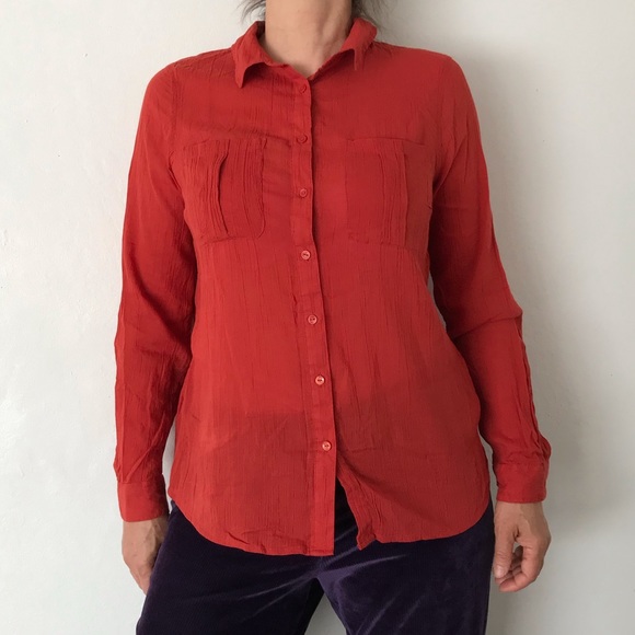 Banana Republic Breathable Solid Voile Shirt - Picture 5 of 13